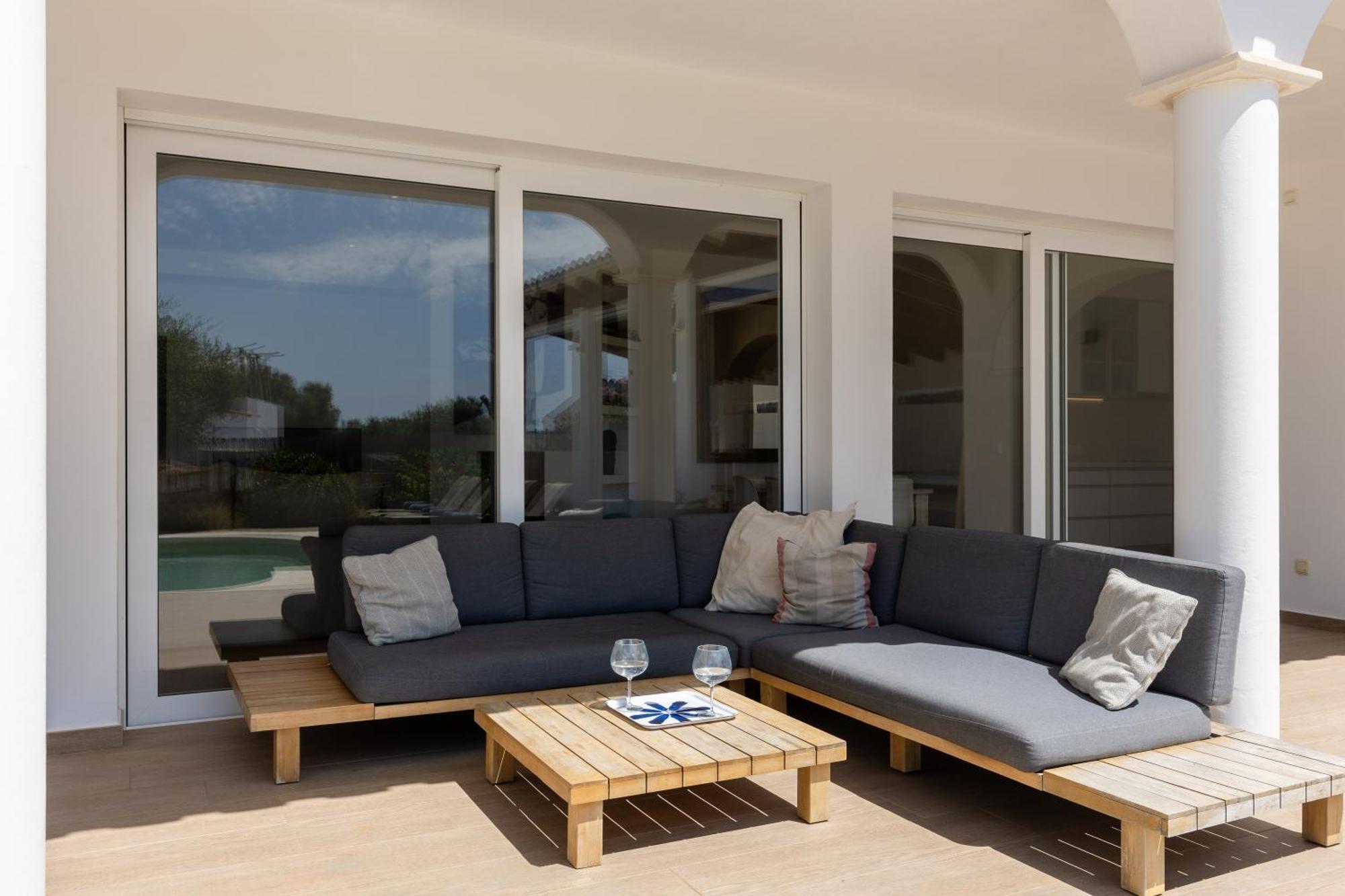 Villa Maravilla With Heatable Pool Rooftopbar With Sea Views And Range Rover Binibeca Kültér fotó