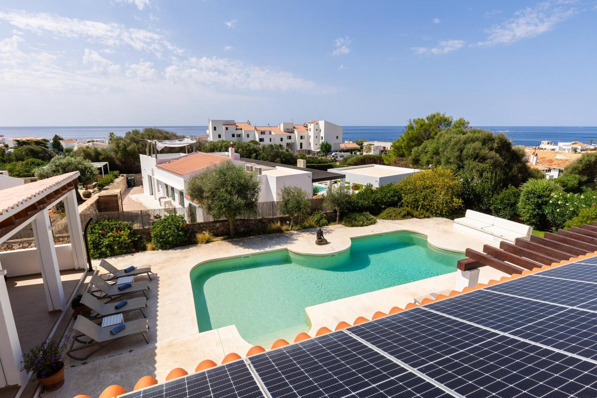 Villa Maravilla With Heatable Pool Rooftopbar With Sea Views And Range Rover Binibeca Kültér fotó
