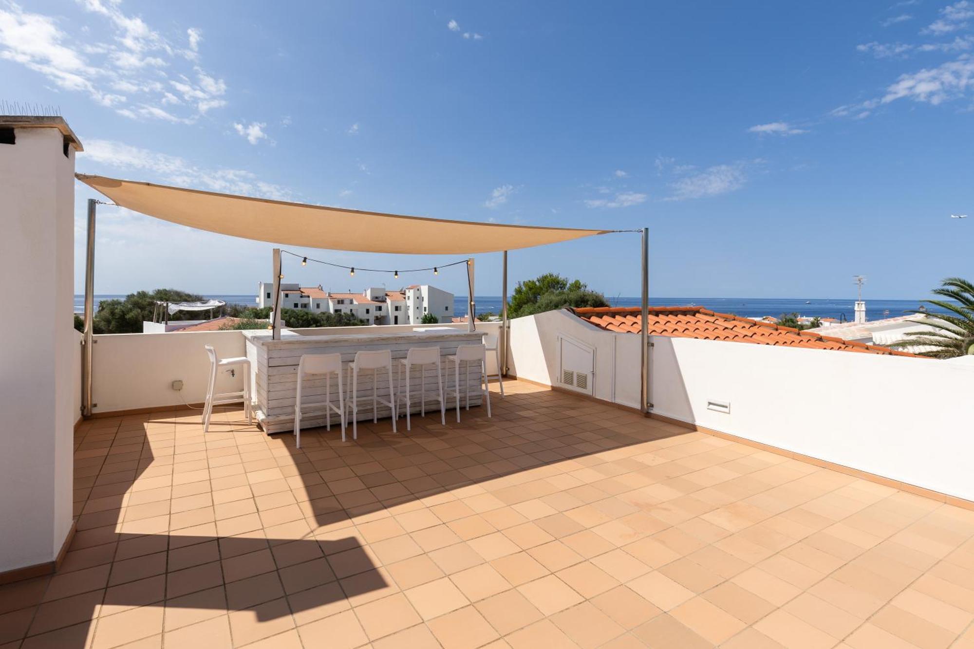 Villa Maravilla With Heatable Pool Rooftopbar With Sea Views And Range Rover Binibeca Kültér fotó