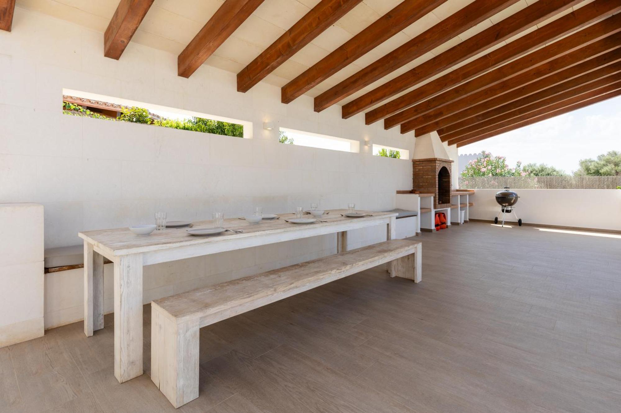 Villa Maravilla With Heatable Pool Rooftopbar With Sea Views And Range Rover Binibeca Kültér fotó